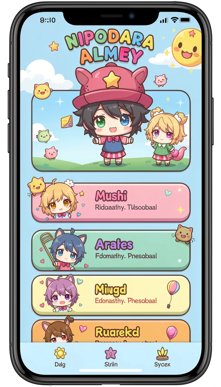 Cuplikan layar menu unduhan jagoledak untuk perangkat Android