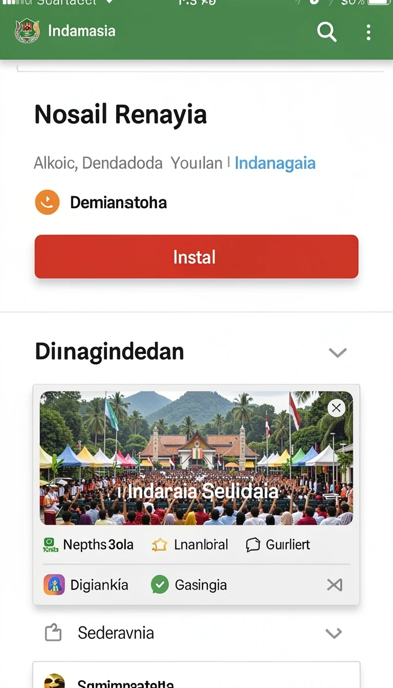 Galeri pratinjau visual jagoledak build APK resmi terbaru